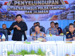 Polda Lampung Ungkap Empat Kasus Kejahatan Ekonomi, Amankan Rokok Ilegal hingga Merkuri